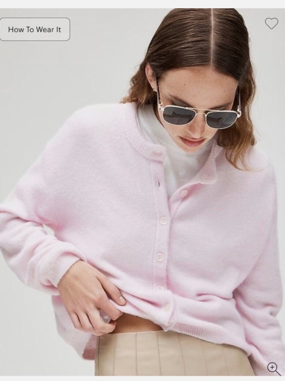 J Crew Supersoft bubble-hem cardigan